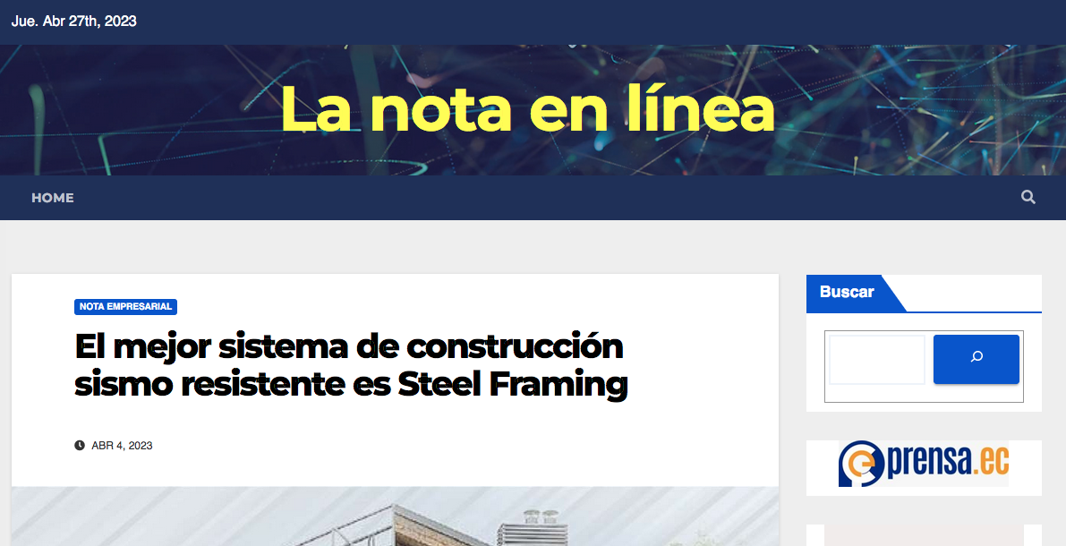 Steel Framing: el mejor sistema de construcción sismo resistente
