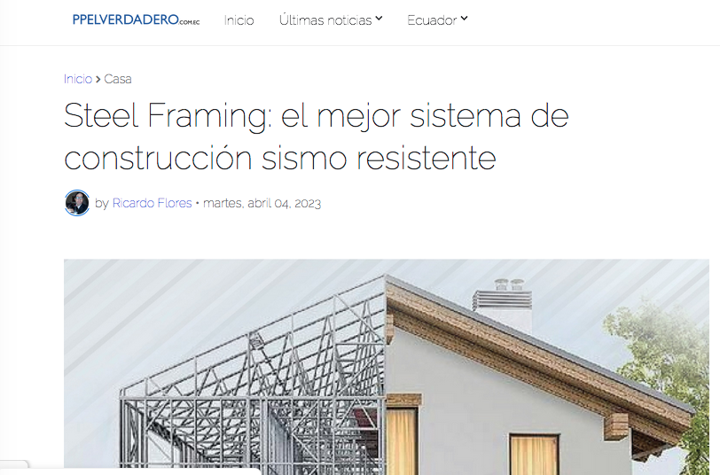 Steel Framing: el mejor sistema de construcción sismo resistente