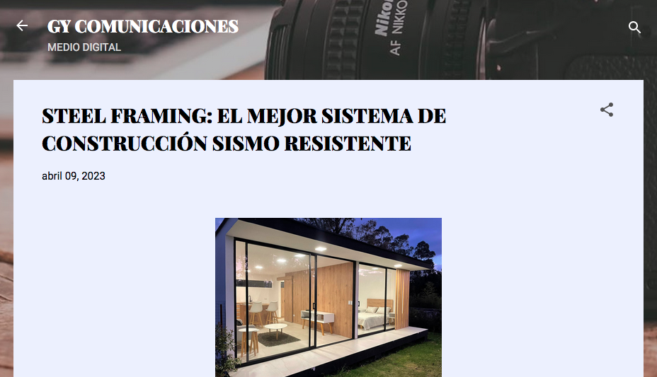 Steel Framing: el mejor sistema de construcción sismo resistente